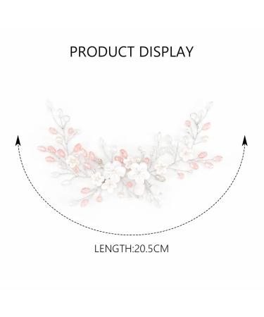 Unicra Bridal Wedding Hair Vine | Silver Rhinestone Headpiece & Flower Hair Accessories for Women - Shop Now! - Buy Online on GoSupps.com