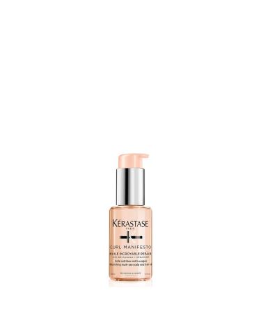 KERASTASE Curl Manifesto Sublime Repair Hair & Scalp Oil | Soothes & Strengthens Hair | Soothes Dry Scalp | Anti-Frizz | For All Wavy  Curly  Very Curly & Coily Hair | 1.7 Fl Oz