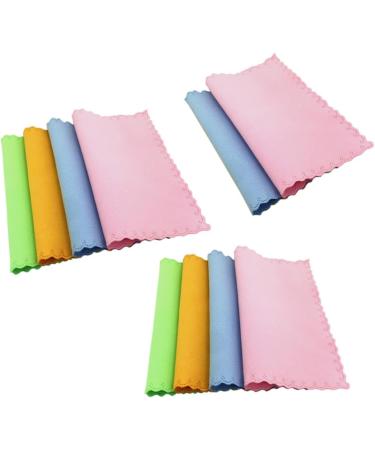 20 Pcs Microfiber Cleaning Cloth for Eyeglasses & Cameras - Portable Customized Durable Dust Cloth for Lens & Screen Cleaning - Buy Online on GoSupps.com