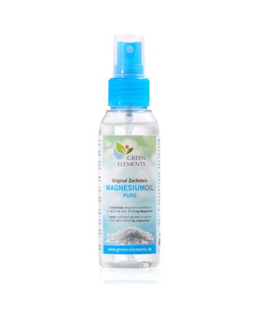 Zechstein Magnesium-Oil PUR - 100 ml natural brine in spray bottle 100 ml in clear bottle