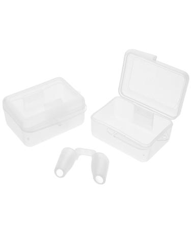 Didiseaon 2pcs Nasal Support Fixator Nostril Retainer for Rhinoplasty Recovery Silicone Nose Guard Preventing Deformation Post Nose Surgery Protector