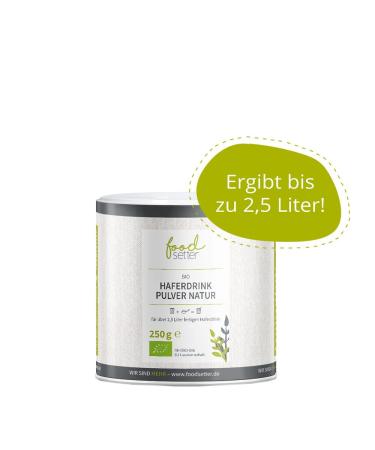 Organic Oat Drink Powder 250g - Gluten-Free No Added Sugar Organic Quality - Makes 2.5 Liters - Buy Online on GoSupps.com