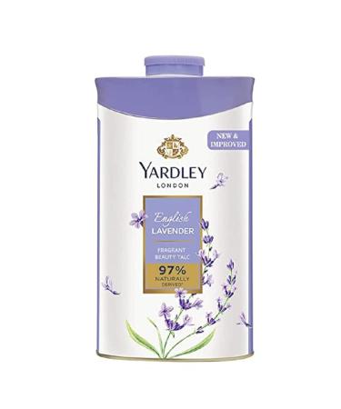 Yardley London Perfumed Talc  English Lavender 8.8 Oz (250 G) Lavender 8.8 Ounce (Pack of 1)