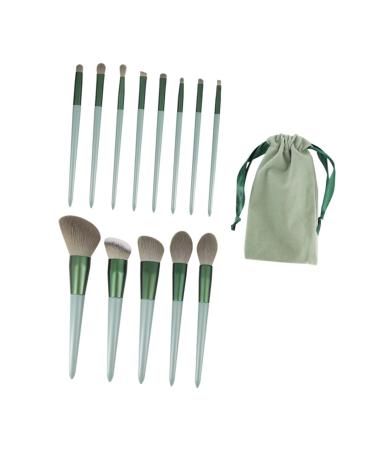 Angoily 1set Makeup Brush Set Makeup Brush for Makeup Green Concealer Green Powder Loose Powder Eyeshadow Brush Kit Highlight Brush Beauty Artificial Fiber Portable Blush Miss