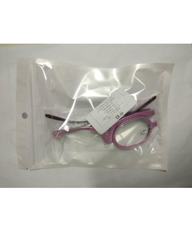 Stylish Foldable Makeup Glasses for Women - +2.0 Reading Glasses for Presbyopia - Pink Makeup Reading Glasses - Buy Online on GoSupps.com