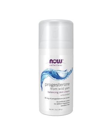 NOW Natural Progesterone Balancing Skin Cream - 3 oz.