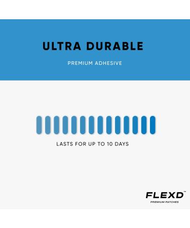 Flexd G6 Adhesive Patches Waterproof - Durable Tan CGM Overpatch (30Pcs) - Buy Online on GoSupps.com