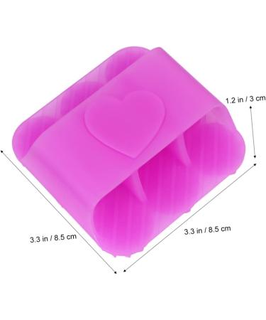 GLEAVI 2pcs Cleaning Brush Set - Hair Massage & Shampoo Brush Massager Scrubber in Purple | International Shipping Available - Buy Online on GoSupps.com