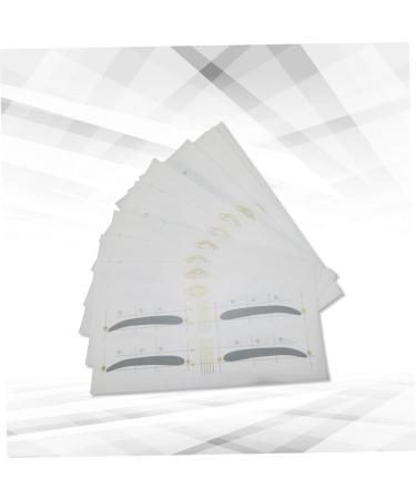 POPETPOP 24 Pcs 48 Eyebrow Template Sticker Eyebrow Stencils Stickers Makeup Tools Eyebrow Trimming - Buy Online on GoSupps.com