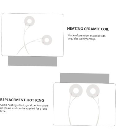 FOMIYES 6 Pcs Ring Component Hairdressing Tool Accessories Plastic White Mechanical 9.5X2.5CMx3pcs Whitex3pcs - Buy Online on GoSupps.com