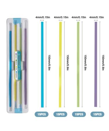 Buy MIIKUU Tooth Sandpaper Strips - 60pcs Dental Polishing for Oral Hygiene & Deep Cleaning - Buy Online on GoSupps.com