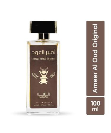 Ameer Al Oud Original Long Lasting Men Perfume Floral Aromatic & Sweet Soothing Fragrance | 100ml - Buy Online on GoSupps.com