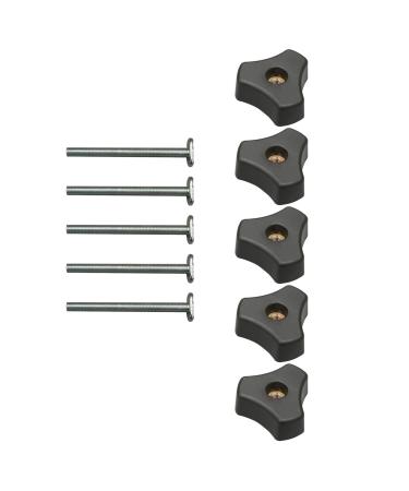 LUOFENG screw Bolt 10Pcs/Set T Shaped Bolt Accessories with Plastic T Nuts T Track Bolts Knob Set