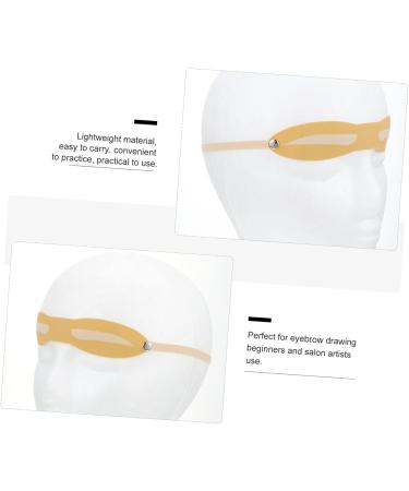 NOLITOY 10pcs Eyebrow Practice Skin Eye Brow Pen Fake Practice Skin Fake Skin Practice Tools Water Proof 22X3X0.2CM As Shown - Buy Online on GoSupps.com