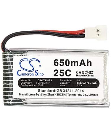 650mAh Rechargeable Battery for CX-30 & Walkera QR Series - Compatible with X5SC X5C X5SW X5A X5C-1 X5 F5C V929 - 3.7V | International Shipping - Buy Online on GoSupps.com