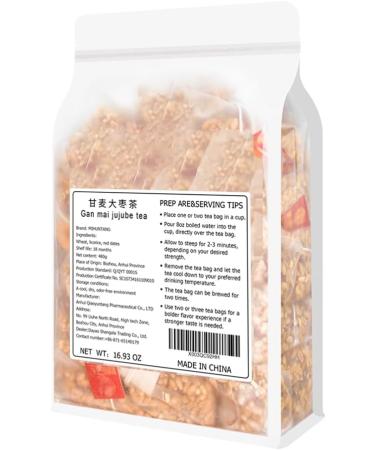 Gan mai jujube tea 16.93 oz Boilless brewing Wheat Licorice Jujube tea 480g - Buy Online on GoSupps.com