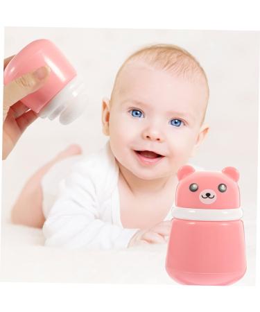 Minkissy 9-Piece Baby Powder Puff Kit and Storage Dispenser Set - Pink Sponge Puffs for Travel and Home Use - Buy Online on GoSupps.com