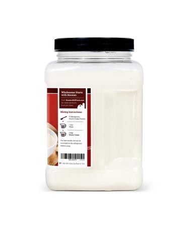 Hoosier Hill Farm Heavy Cream Powder - 1 lb Jar | Premium Quality Cooking & Baking Ingredient - Buy Online on GoSupps.com