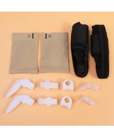Orthopedic Thumb Brace Set - 12pcs Socks Wrap for Fasciitis, Bunion, Joint Splint - Men and Women - Black - Buy Online on GoSupps.com