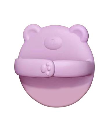 Scalp peeling durable baby hair shower comb silicone shampoo brush portable cartoon bathrooms durable hair-head skin massage agents multicolored bathroom tools for girls children boys and purple