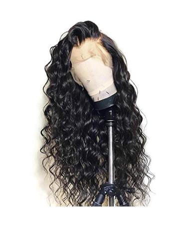 Loose Wave Lace Front Wig Pre-plucked Human Hair Wigs for Black Women 130% Density with Baby Hair Natural Color 14 inch 14in 13x4 HD Lace Front Wig