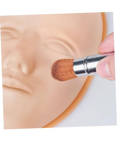  Didiseaon Didiseaon 2Pcs Eyebrow Base Fake Skin Head Eyebrow Eyeline Lip Model Pad For Practice Training Skin Makeup Practical Head Silica Gel 5D Human Body Skin - Buy Online on GoSupps.com