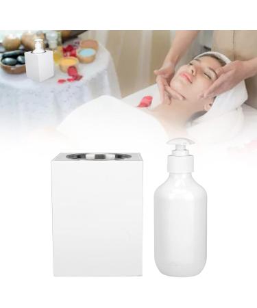 Hushui Massage Oil Bottle Warmer - Adjustable Single Lotion Warmer for Spa & Home Use | Rapidly Heats Cream Dispenser (White) - Buy Online on GoSupps.com