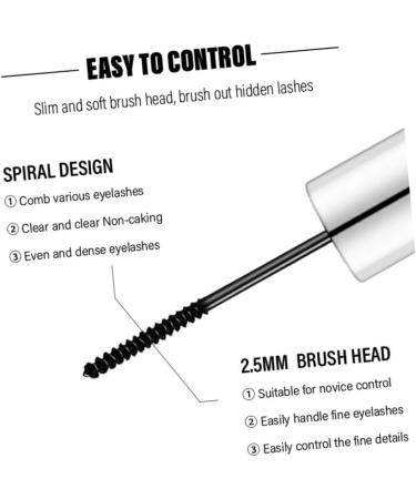 Beavorty Extra Fine Mascara Waterproof Eyelash Mascara Waterproof Mascara Women Mascara : 1 g (Pack of 1) Assorted Color - Buy Online on GoSupps.com