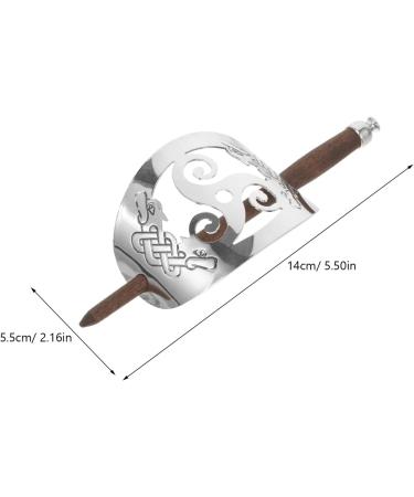 Baluue Vintage Hair Stick: Metal Hair Cuff Chinese Hair Fork Clip Hair Bun Cage Hair Pin Ponytail Holder Hair Stick Bun Holder for Women Girls Hair Styling Accessories - Buy Online on GoSupps.com