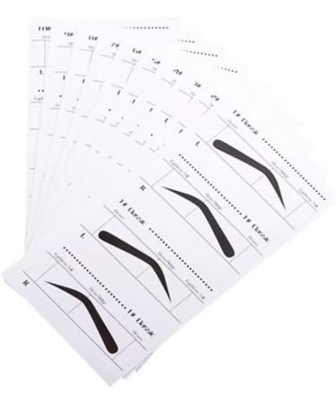 Ipetboom Eyebrow Card 30 Pcs Laundry Metal Bucket Eyebrowhack Eyebrow Shaping Stencils Mold Suite Eyebrow Shape mediumx3pcs As Shownx3pcs - Buy Online on GoSupps.com