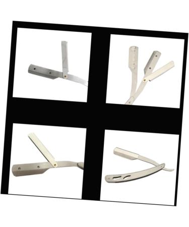 Fomiyes 4-Piece Stainless Steel Mustache & Beard Trimmer Set | Classic Ice Eisend Razor for Precision Shaving - Buy Online on GoSupps.com