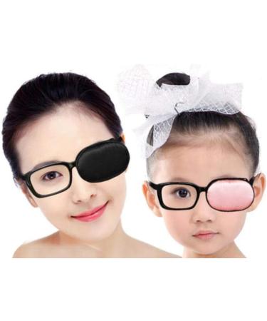 Buy Adult Silk Glasses Eye Mask for Amblyopia & Strabismus - Lazy Eye Patches (Pink) - International Shipping Available - Buy Online on GoSupps.com