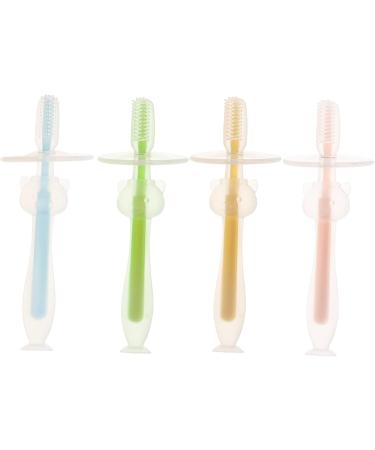 ABOOFAN 20 STK Baby Toothbrush Set | Manual Infant Toothbrush for 6-12 Months | Travel Baby Toothbrush with Suction Cup & Sound Wall - Buy Online on GoSupps.com