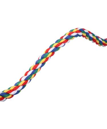 Colorful Bird Rope Bungee Toy - Flexible Parrot Ladder Swing & Cage Accessories - Buy Online on GoSupps.com