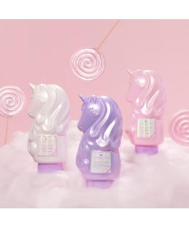 Glimmer Wish Unicorn Body Wash - Vanilla Cotton Candy Scent, Dermatologist Tested, Sulfate-Free, Gluten-Free, 100% Vegan - Buy Online on GoSupps.com