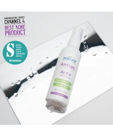 Salcura Natural Skin Therapy Antiac Activ Liquid Spray Suitable For Anyone Prone To Suffering From Oily Congested & Acne-Prone Skin Refresh Cleanse & Nourish The Skin 100ml - Buy Online on GoSupps.com