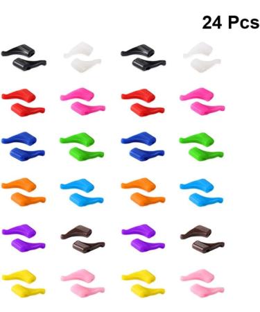 SUPVOX Sports Sunglasses 24 Pairs Glasses Ear Hook Silicone Eyewear Ear Grip Anti Slip Anti Lost Eyeglasses Sunglasses Accessories(Size Large) Adjustable Eyeglasses 4.5x1cm - Buy Online on GoSupps.com