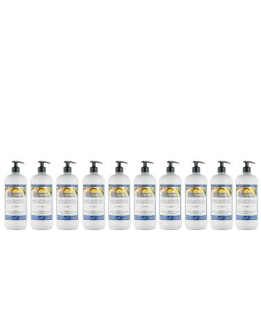 Claudius Showergel Fresh Ginger 10 x 1 liter with 10 pumps white