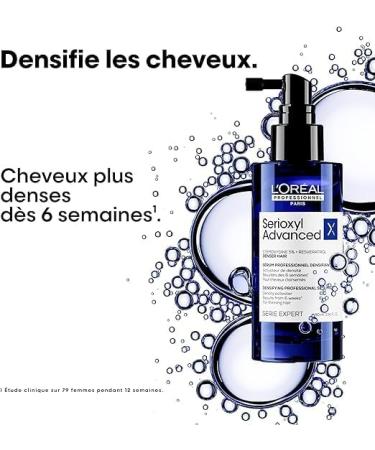  L'Or al Professionnel Paris L'Or al Professionnel Serioxyl Advanced Thickening Serum for Thinning Hair 3 x 90 ml with Stemoxydine 5% and Resveratrol - Buy Online on GoSupps.com