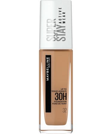 Maybelline Maybelline New York - Superstay Active Wear 30h Long-Lasting Liquid Foundation Transfer-Proof High Coverage - Shade: Golden (32) - Size: 30 ml