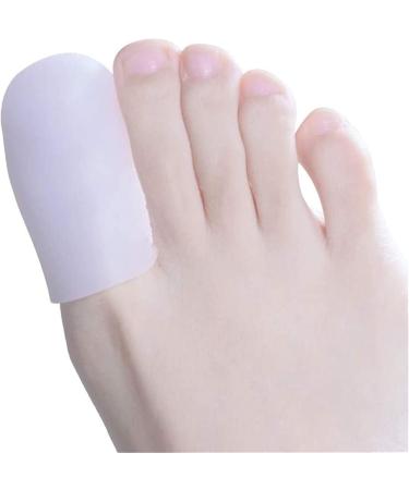 4 Pieces Gel Toe Caps - Silicone Toe Protectors for Blisters Calluses & Pain Relief - Cushioning & Separation for Comfort - Buy Online on GoSupps.com