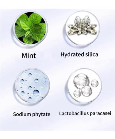 Probiotic Teeth Whitening Powder - Mint Formula for Deep Clean & Fresh Breath | International Shipping Available - Buy Online on GoSupps.com