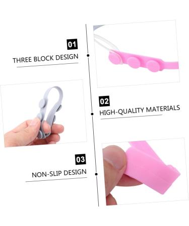 Wofashpuret 5-Set Silicone Mask Extensions - Reusable Ear Hooks & Buckles for Comfortable Face Covers | Anti-Strangulation Accessories - Buy Online on GoSupps.com