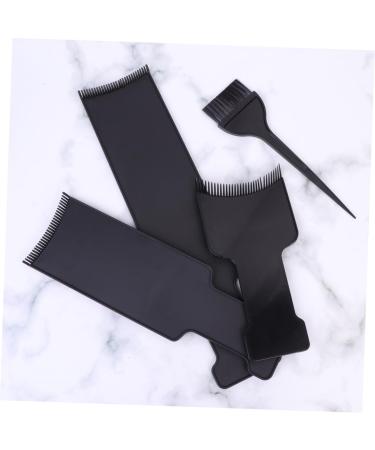 FOMIYES 4pcs Hairdressing Tint Comb Balayage Brush Kit - Professional Hair Coloring Set with Highlight Board for Salon and Home Use - Buy Online on GoSupps.com