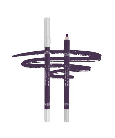 T. Leclerc Eyeliner Pencil - Long Lasting Precision Sharp Tip Eye Pencil for Water Line & Lash Line Use as Highlighter  Concelear  Under Eye Smudge Proof Smokey Eye Makeup Easy to Color (Violine)