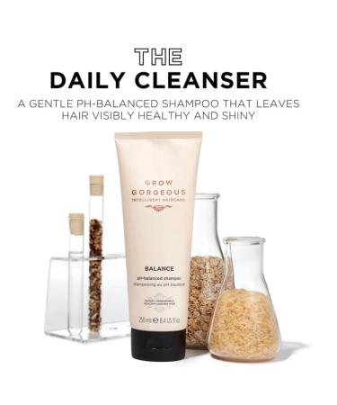 Buy Grow Gorgeous Balance Shampoo 250ml - pH-Balanced Caffeine & Amino Acids | Vegan International Shipping - Buy Online on GoSupps.com