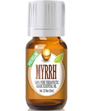 Healing Solutions 10ml Oils - Myrrh (Pure) Essential Oil - 0.33 Fluid Ounces Myrrh 0.33 Fl Oz (Pack of 1)