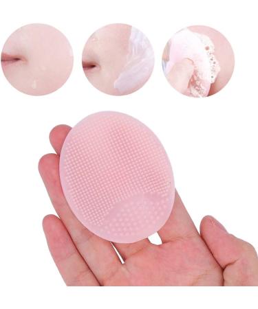 Silicone Facial Scrub Silicone Powder Puff Super Soft Water Droplet Facial Scrub Blackhead Facial Scrub Makeup Removal Circular Set - Buy Online on GoSupps.com