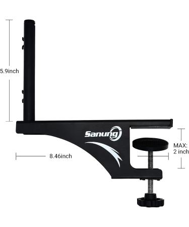 Sanung S405 Professional Table Tennis Net & Post Set | Foldable High Duty Ping Pong Screw-on Clamp | Stable Base | Easy to Install - Buy Online on GoSupps.com