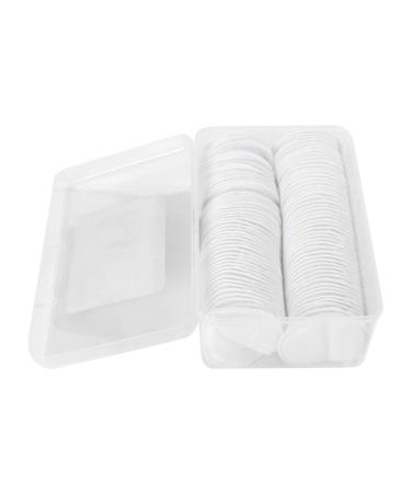 Lurrose nail polish 100th reusable cotton pads to remove removal women cosmetic pad face pads make-up cotton pads cosmetic pads white eyes cleaning pad facial cleaning pads